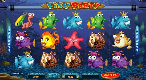 fish party slot wallpaper